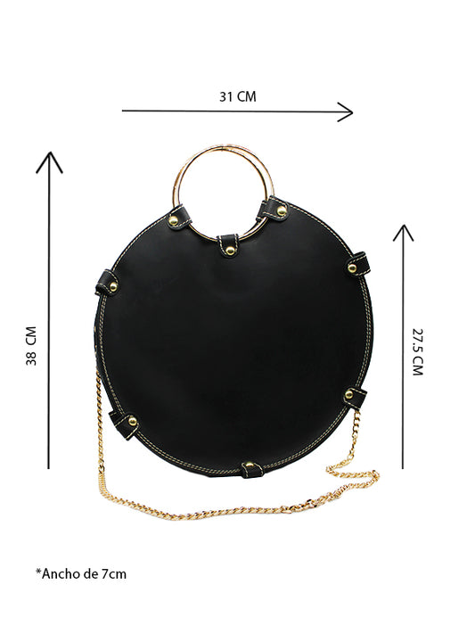 Bolso de piel Circle Top